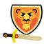 Set bouclier et épée Lion V2962 Vilac 1
