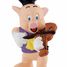 Figurine 3 petits cochons violon BU12491 Bullyland 1