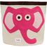 Sac à jouets Eléphant Rose EFK107-000-005 3 Sprouts 1