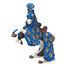 Figurine Cheval du Prince Philippe bleu