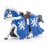 Figurine Cheval du chevalier lion bleu