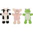 Marionnettes vache cochon grenouille GK50959 Goki 1