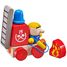 Véhicule de pompiers, velcro 7 pcs SE62077 Selecta 1