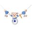 Chaîne pour poussette Ours Steiff bleu SE64305 Selecta 1
