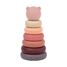 Tour à empiler en silicone rose NA876841 Nattou 1