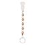 Attache tétine silicone blanc beige NA877626 Nattou 1