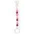 Attache tétine silicone corail NA879309 Nattou 1