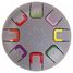 Tongue Drum 8 notes gris clair JCTMB06G Tambú 1