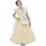 Déguisement Robe Miss France dorée 140 cm CHAKS-C4722140 Chaks 1