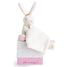 Doudou Pantin Lapin Fleurs DC3513 Doudou et Compagnie 1