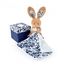 Doudou Pantin Lapin bleu marine DC4016 Doudou et Compagnie 1