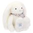 Peluche Lapin Fleurette blanc 35 cm DC4301 Doudou et Compagnie 1