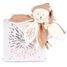 Doudou plat pétales Ours Rose 25 cm DC4332 Doudou et Compagnie 1