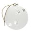 Boule de Noël chien personnalisable bois blanc VI-BN21 Vintiun 1