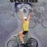 Figurine cycliste D Vainqueur Maillot jaune