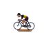 Figurine cycliste PLN Maillot Champion Belgique FR-PLN3 Fonderie Roger 1