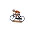Figurine cycliste PLN Maillot orange FR-PLN5 Fonderie Roger 1