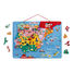 Puzzle carte Péninsule Ibérique magnétique J05478 Janod 1