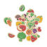 Magnets Fruits et Légumes 24 pièces J09648 Janod 1