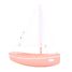 Bateau Le Sloop rose 21cm TI-N202-SLOOP-ROSE Maison Tirot 1