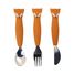 Couverts 3 pièces en silicone Mr Fox TX-96-448 Trixie 1