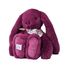 Peluche Lapin Fleurette prune 35 cm DC4705 Doudou et Compagnie 1