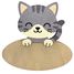 Plaque de porte personnalisable Chat VI-PLP18 Vintiun 1