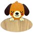 Plaque de porte personnalisable Chien VI-PLP19 Vintiun 1