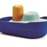 Grand bateau modulable bleu 21 cm PT5802 Plan Toys 1