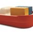 Grand bateau modulable rouge 21 cm PT5806 Plan Toys 1