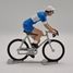 Figurine cycliste R Maillot bleu et blanc FR-R11 Fonderie Roger 1