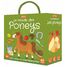 Livre et puzzle Les Poneys SJ-329898 Sassi Junior 1