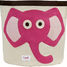 Sac à jouets Eléphant Rose EFK107-000-005 3 Sprouts 1