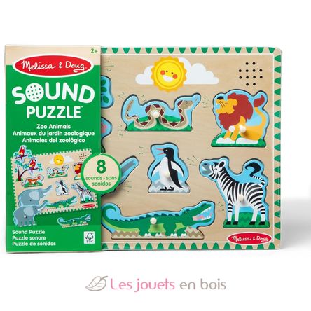 Puzzle sonore animaux du zoo MD00727 Melissa & Doug 5