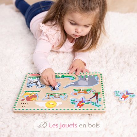 Puzzle sonore animaux du zoo MD00727 Melissa & Doug 3
