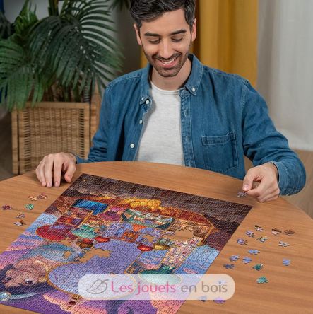 Puzzle Jasmine Châteaux Disney 1000 pièces RAV-002581 Ravensburger 3