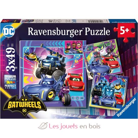 Puzzle Appel à tous les Batwheels 3x49 pcs RAV-01056 Ravensburger 1