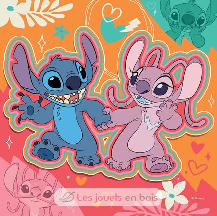 Puzzle Jouer toute la journée Stitch 3x49 pcs RAV-01070 Ravensburger 3