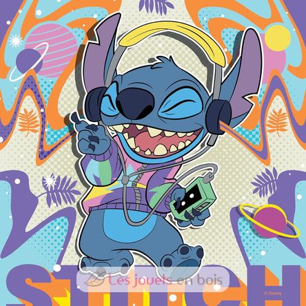 Puzzle Jouer toute la journée Stitch 3x49 pcs RAV-01070 Ravensburger 2
