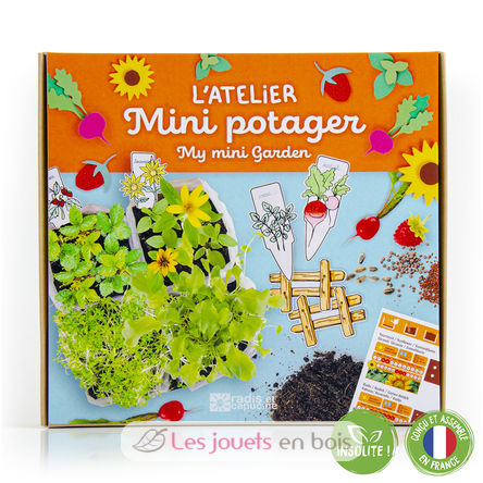 Coffret Mini Potager RC-034139 Radis et Capucine 7