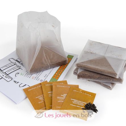 Coffret Mini Potager RC-034139 Radis et Capucine 3