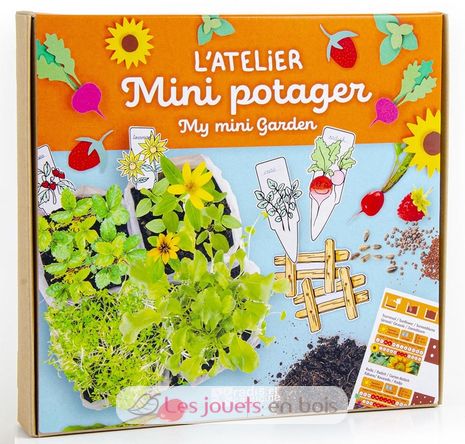 Coffret Mini Potager RC-034139 Radis et Capucine 1