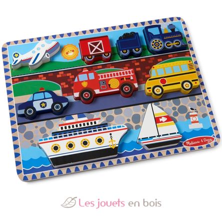 Chunky puzzle Véhicules MD03725 Melissa & Doug 3