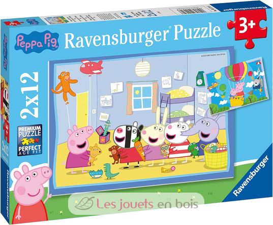 Puzzle Les aventures de Peppa Pig 2x12 pcs RAV-05574 Ravensburger 2
