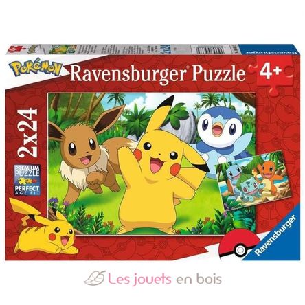 Puzzle Pikachu et ses amis 2x24 pcs RAV-05668 Ravensburger 1
