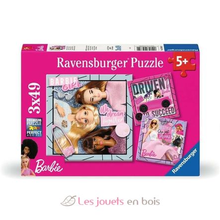 Puzzle Inspire le monde Barbie 3x49 pcs RAV-05684 Ravensburger 1