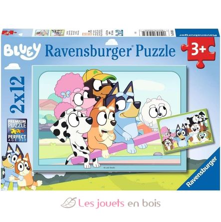 Puzzle S'amuser avec Bluey 2x12 pcs RAV-05693 Ravensburger 1
