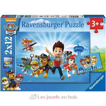 Puzzle Ryder et la Pat‘Patrouille 2x12 pcs RAV-07586 Ravensburger 1