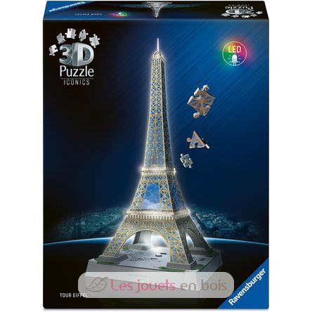 Puzzle 3D Tour Eiffel illuminée 216 pcs RAV12008024 Ravensburger 1