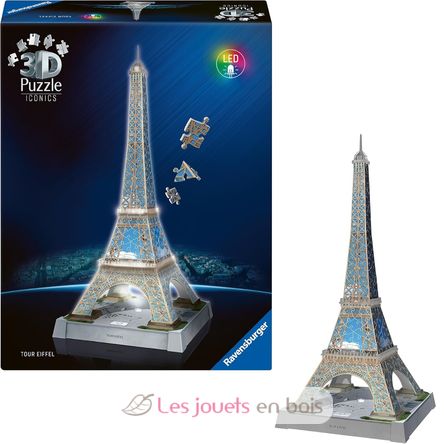Puzzle 3D Tour Eiffel illuminée 216 pcs RAV12008024 Ravensburger 2